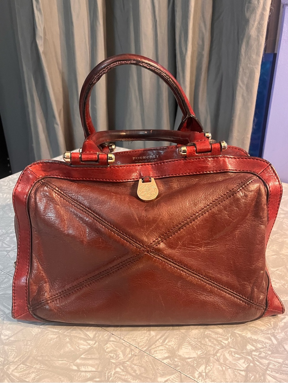 Vintage Pourchet Leather Purse